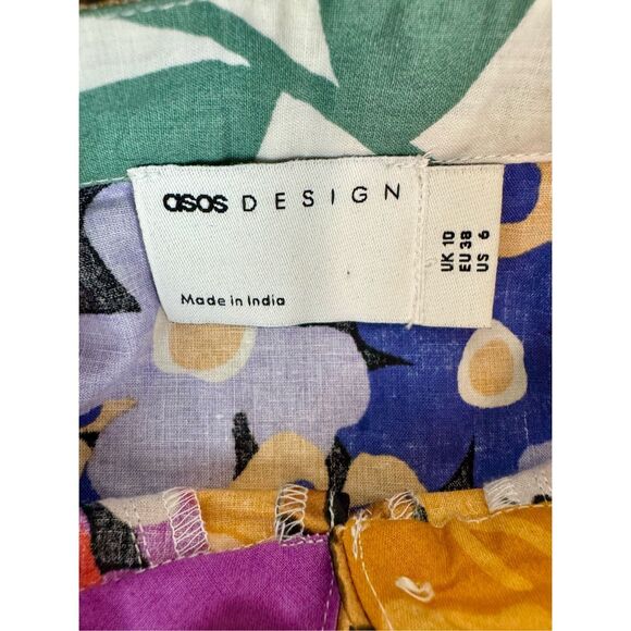 ASOS Floral Multi-Color Mini Dress - Picture 4 of 11